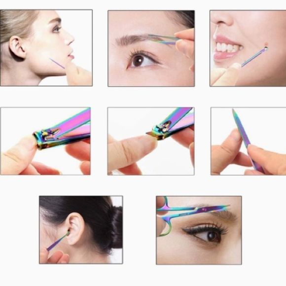 Colorful Stainless Steel Manicure Set - Picture 4 of 6